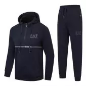 armani tracksuit for sale promotion ea7 hoodie blue